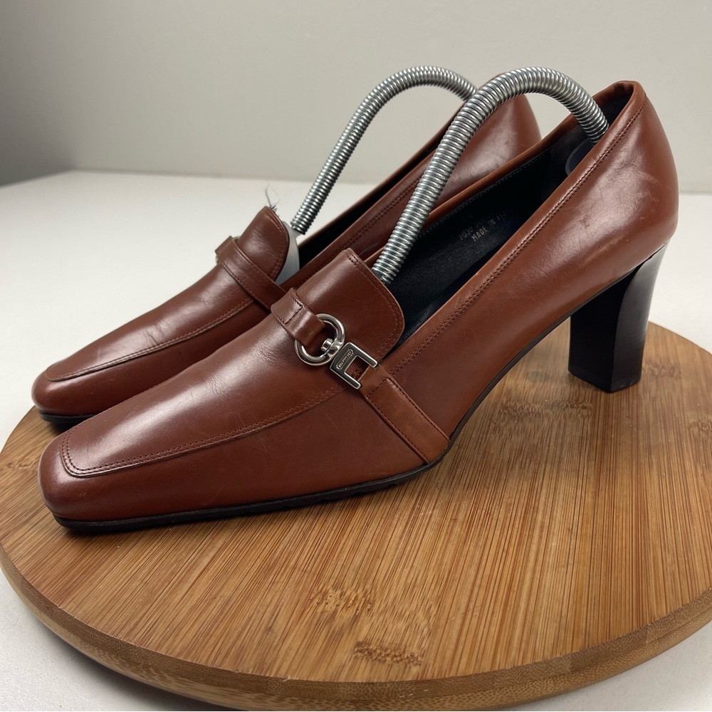 Coach Deborah Baby Calf Heel Shoes - Picture 3 of 10